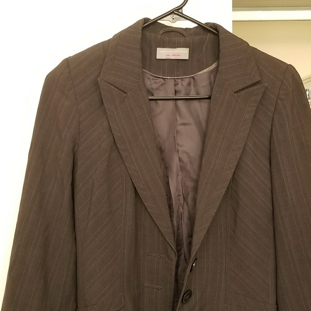Dark gray blazer